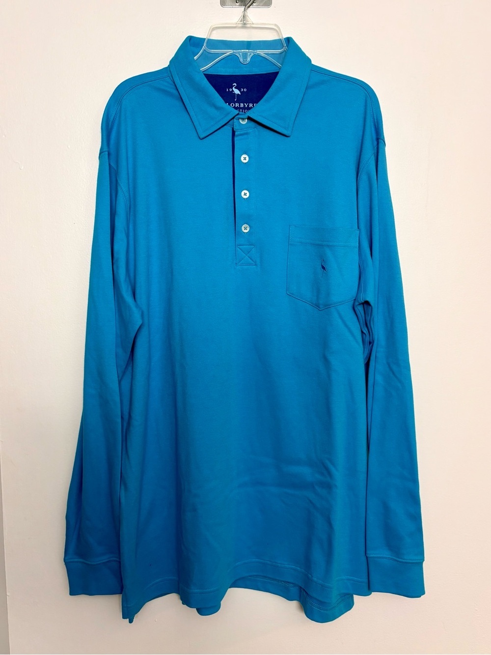 NWOT- Tailorbyrd Collection Aqua Longsleeve- Large - Picture 3 of 5